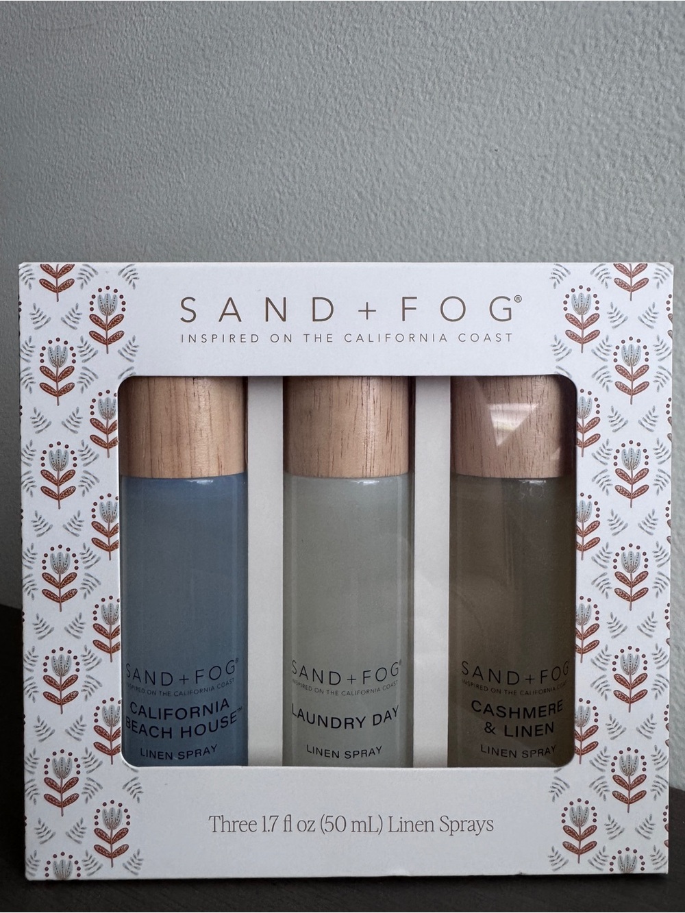 Sand + Fog Linen Spray Set – 3 Scents – 1.7 oz Each